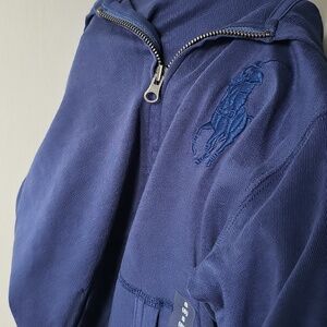 Polo Cardigan w Hood-Classic